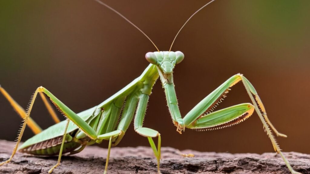 biblical meaning of seeing a praying mantis