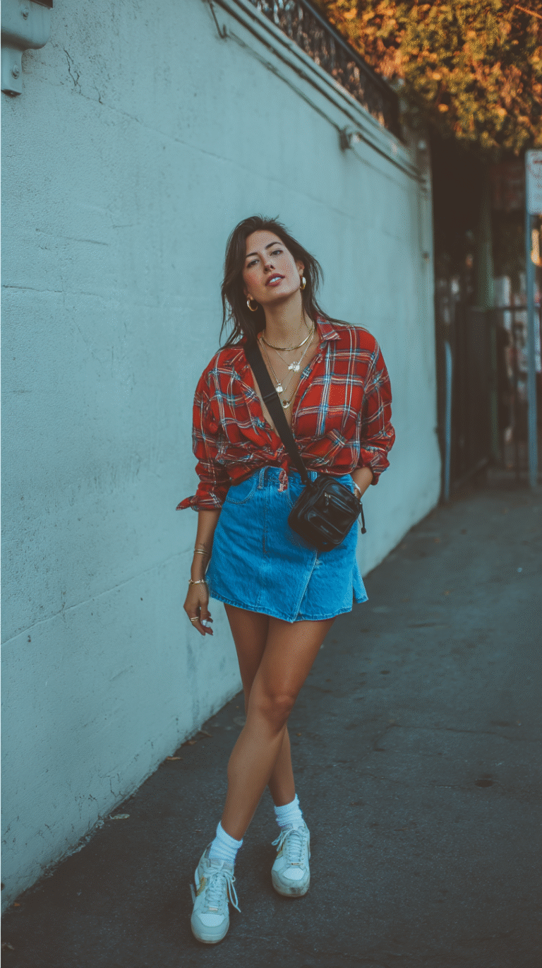 15 Denim Skirt Outfit Ideas to Elevate Your Fashion Game