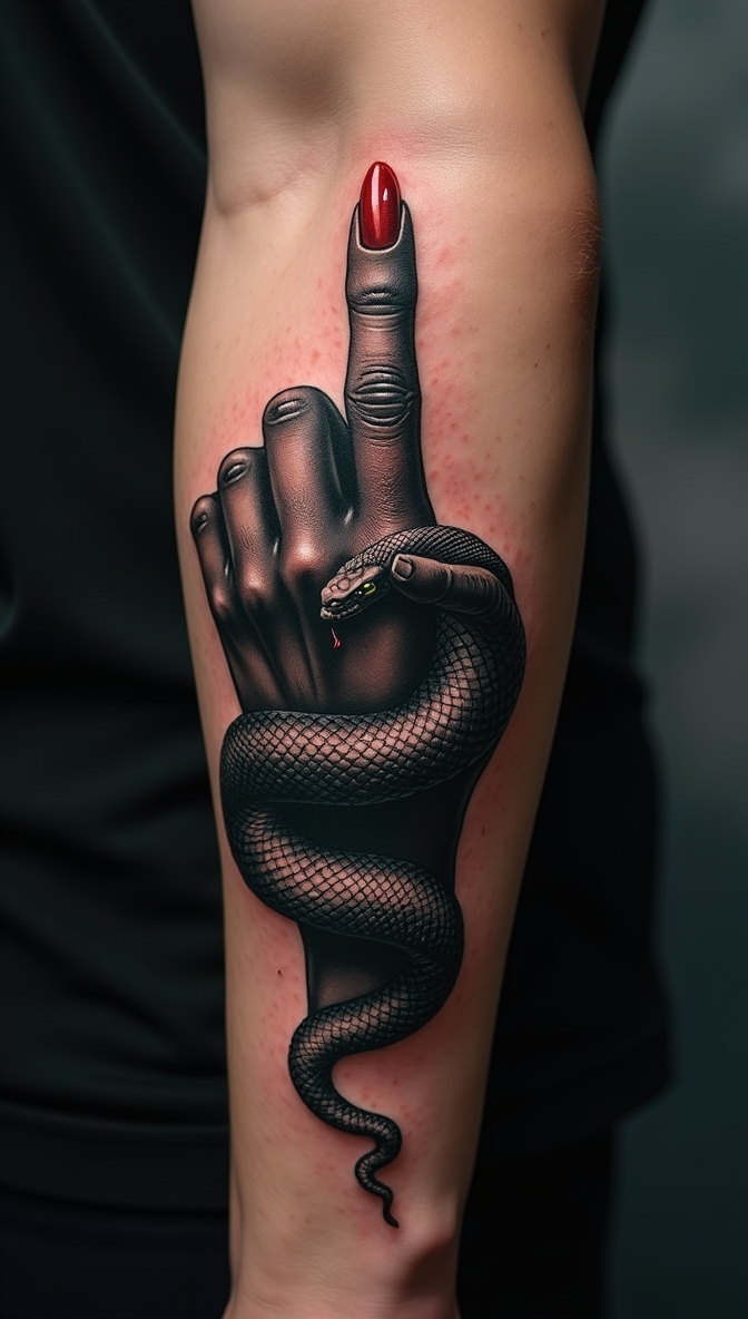 Middle Finger Tattoo: A Deep Dive into Meaning, Styles, and Cultural Implications