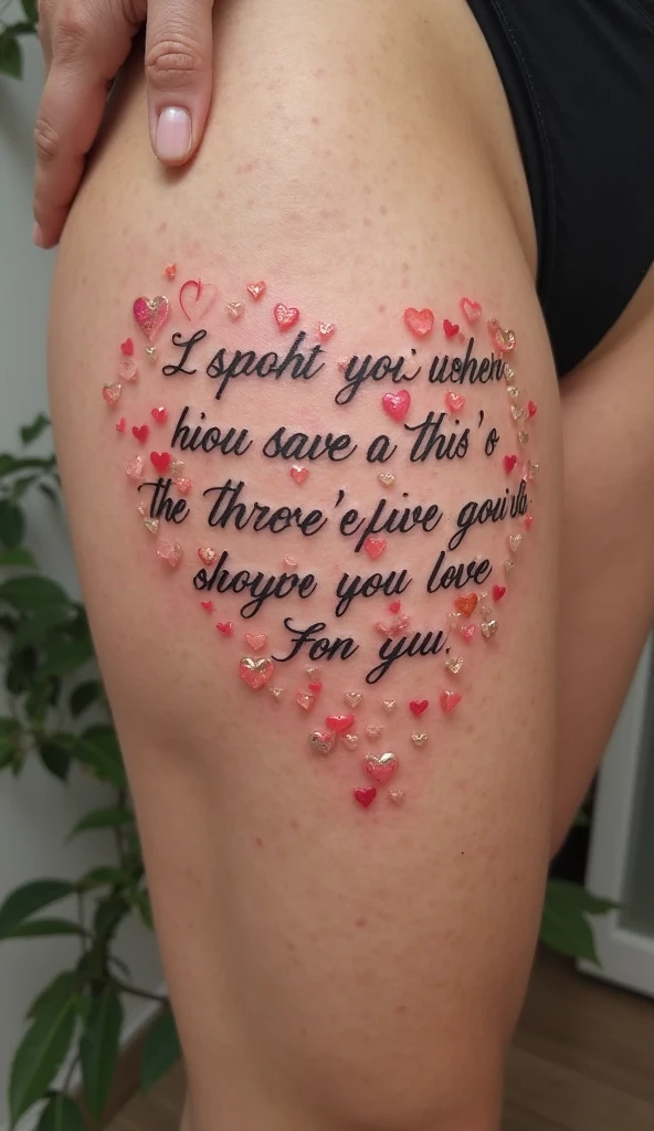 15 Positive Word Thigh Tattoos for Women: Inspiring Writing Ideas