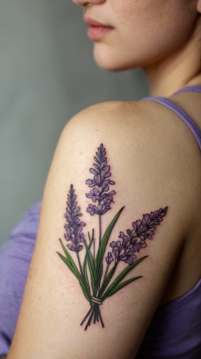 “15 Stunning Floral Shoulder Cap Tattoos: Vibrant Designs for Every Style”
