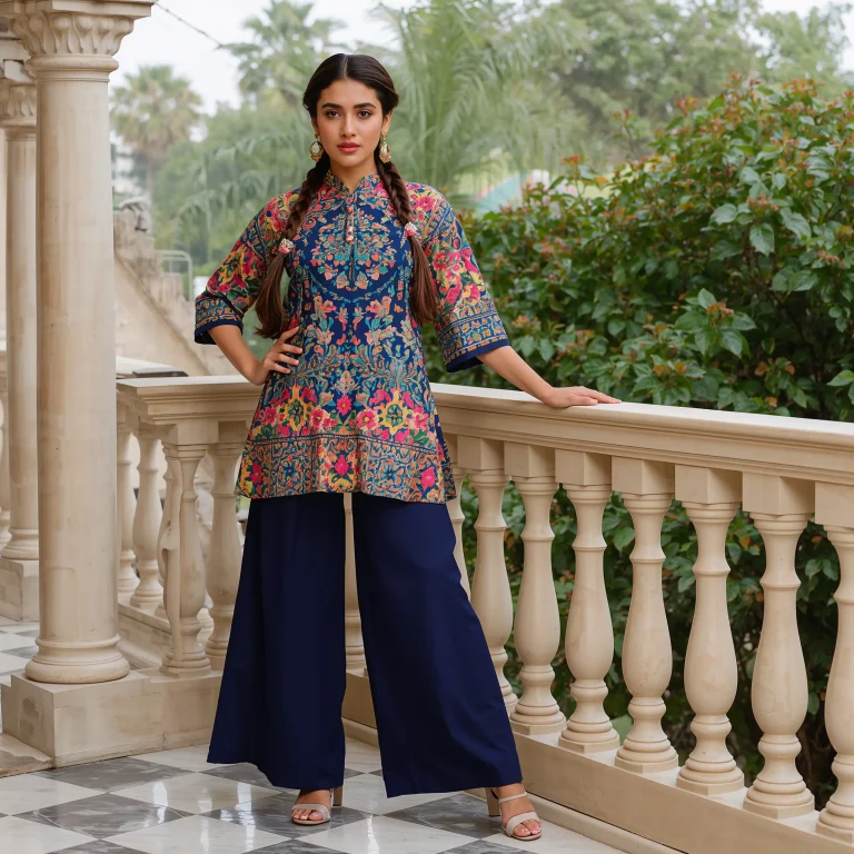 15 Adorable Baggy with Short Kurti Outfit Ideas for Casual Style