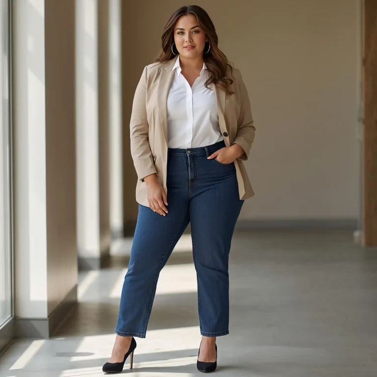 15 Chic Business Casual Looks for Plus Size Women at Work