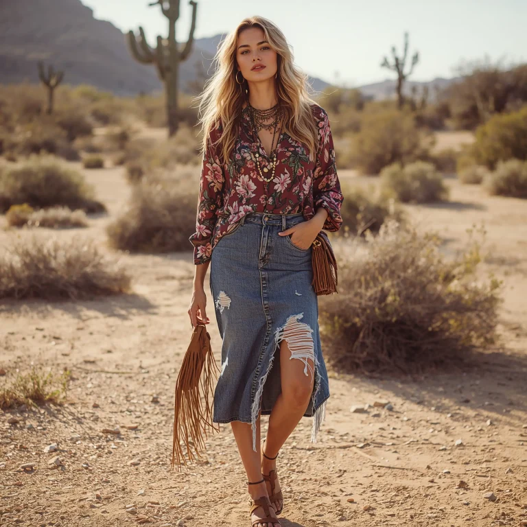 15 Trendy Jean Skirt Outfits Ideas for Modern Fashionistas