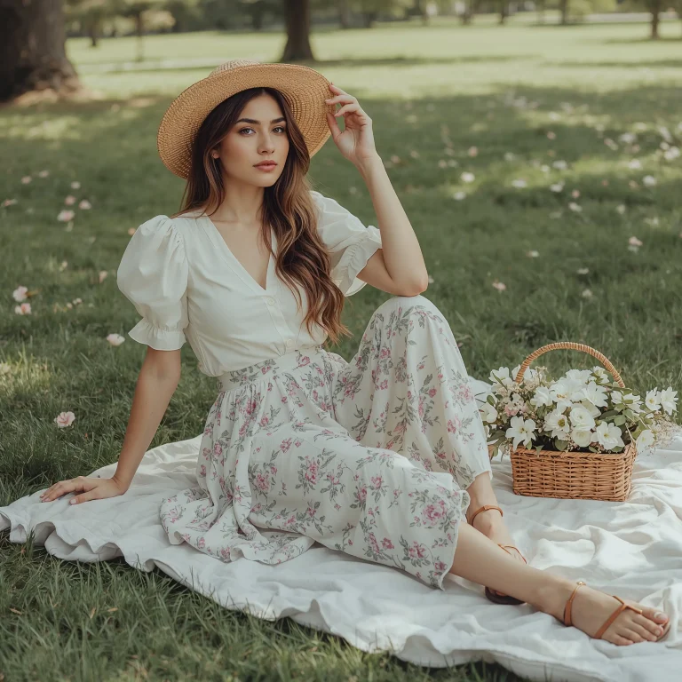 15 Gorgeous Floral Skirt Outfits Ideas to Try This Season