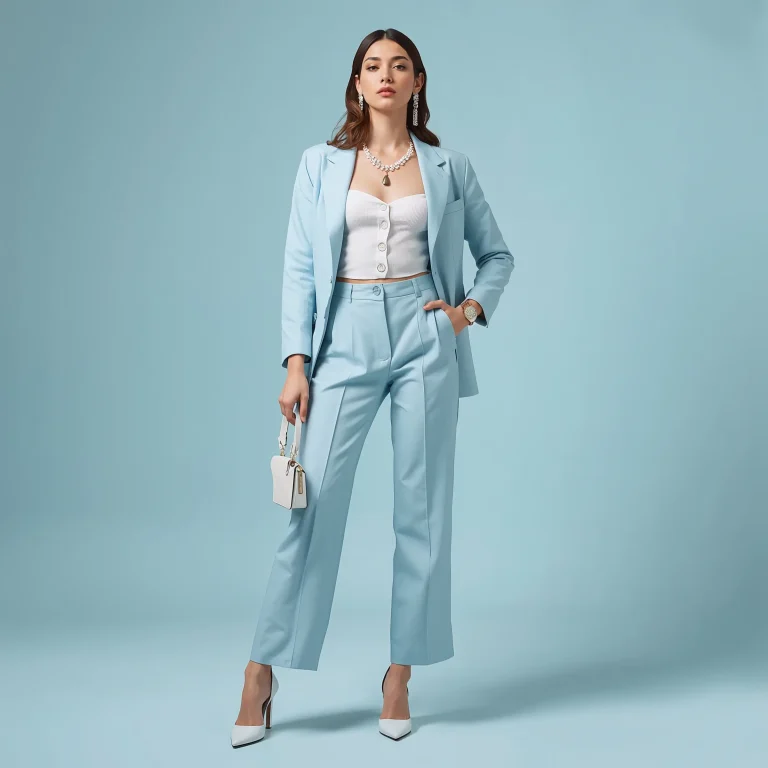 10 Modern Light Blue Blazer Outfits for Women Ideas to Elevate Style