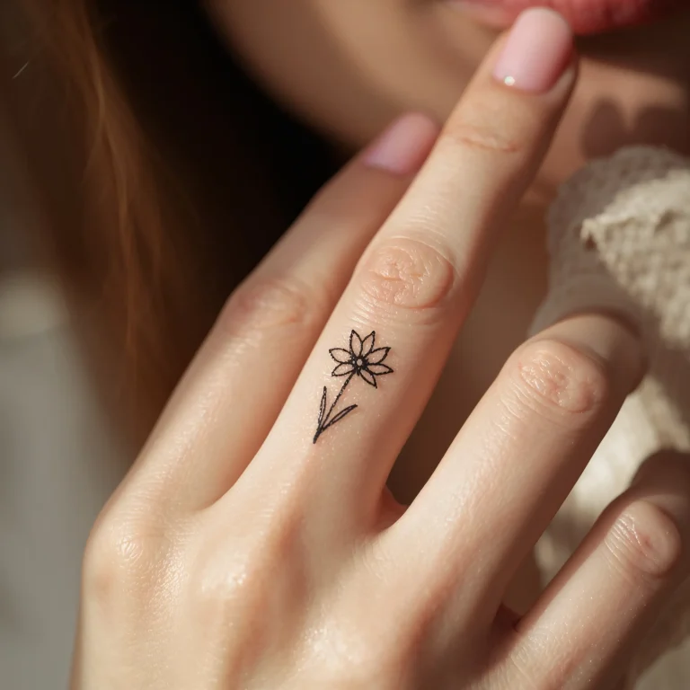 15 Adorable Small Finger Tattoos for Women and Cute Ideas
