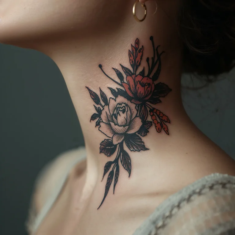 15 Unique Neck Tattoos Women Ideas and Inspiring Looks