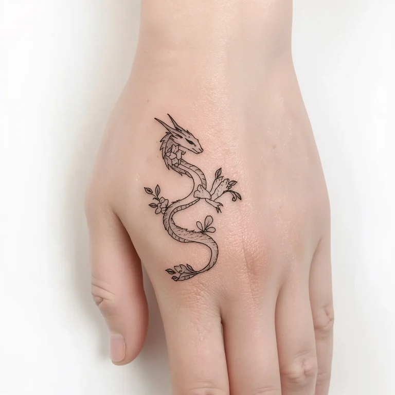 15 Eye-Catching Palm Size Tattoos Ideas for Women Delicate Designs