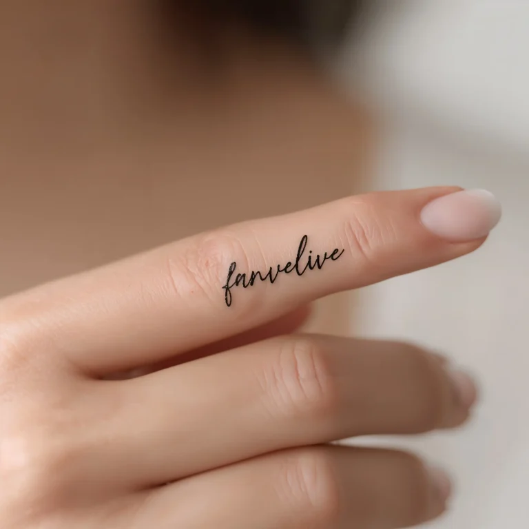 15 Cute Finger Tattoos for Women Ideas and Trendy Styles