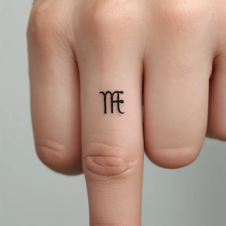 15 Cool Inside Finger Tattoos Ideas and Tiny Symbol Masterpieces