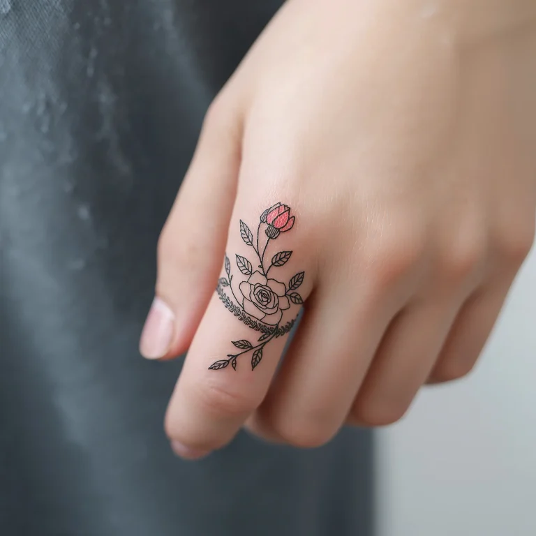 15 Adorable Girly Finger Tattoos Ideas to Try Today