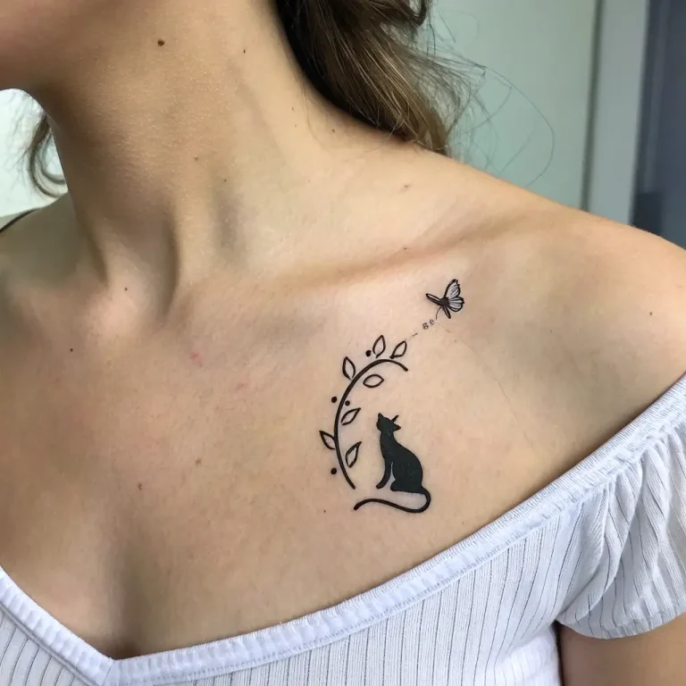 15 Trendy Small Chest Tattoo Female Ideas to Explore