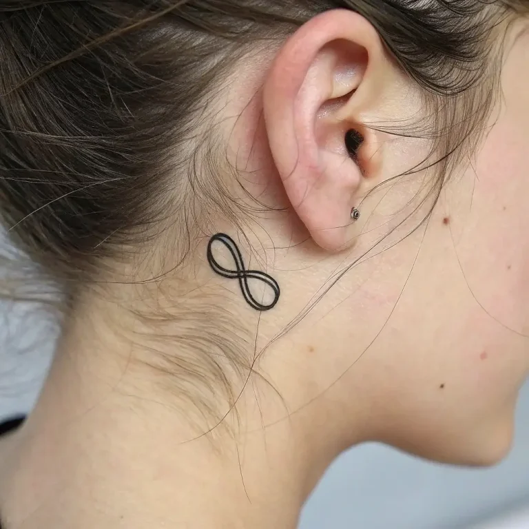 15 Cute Behind Ear Tattoo Ideas and Tiny Meaningful Designs
