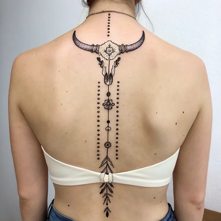 12 Aesthetic Western Spine Tattoos for Women Ideas Today