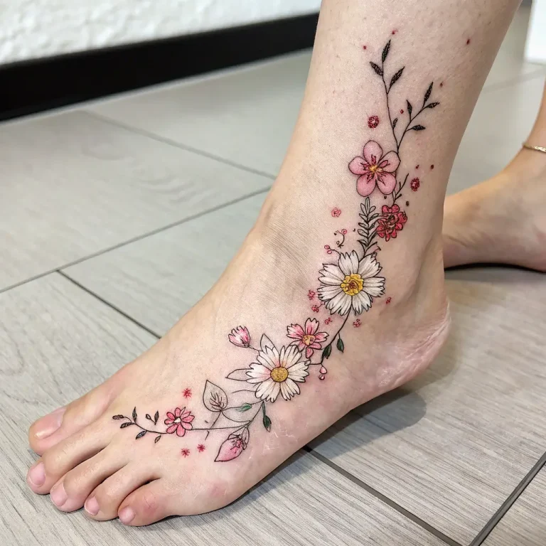 15 Delicate Foot Tattoo Ideas and Perfect Placement Styles